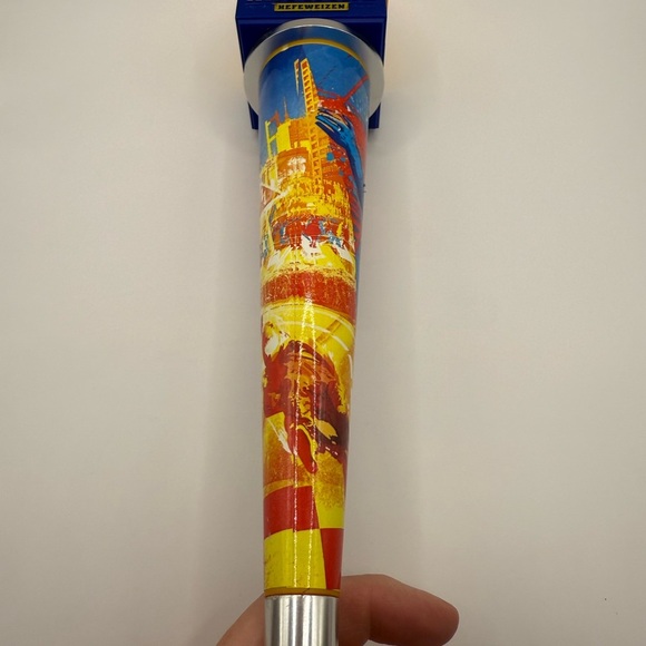 Pyramid Haywire Hefeweizen Beer Tap Handle – 12” Rare Cone Style Draft Pull - Picture 5 of 12